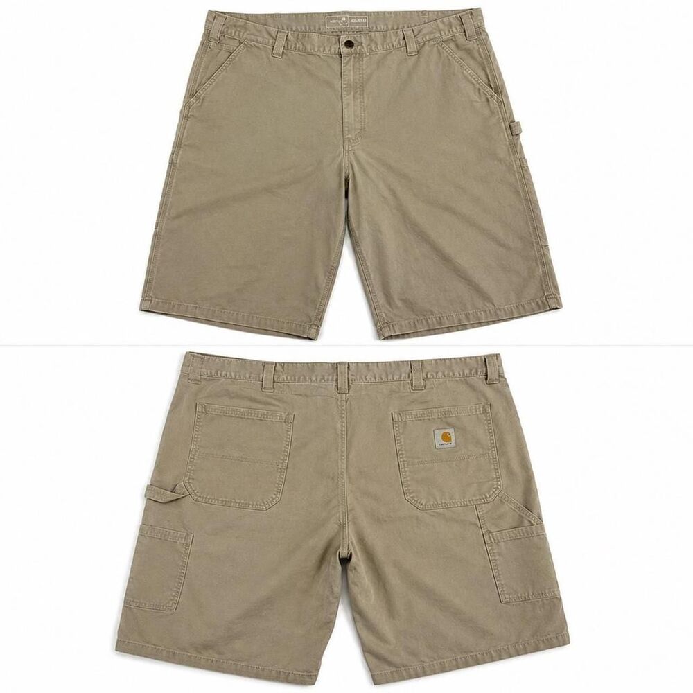 Carhartt Men's Tan and Khaki Shorts